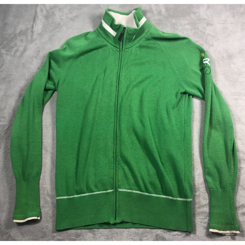 Gersemi Equestrian Mani Sweatshirt Womens Green XL Full Zip Cotton